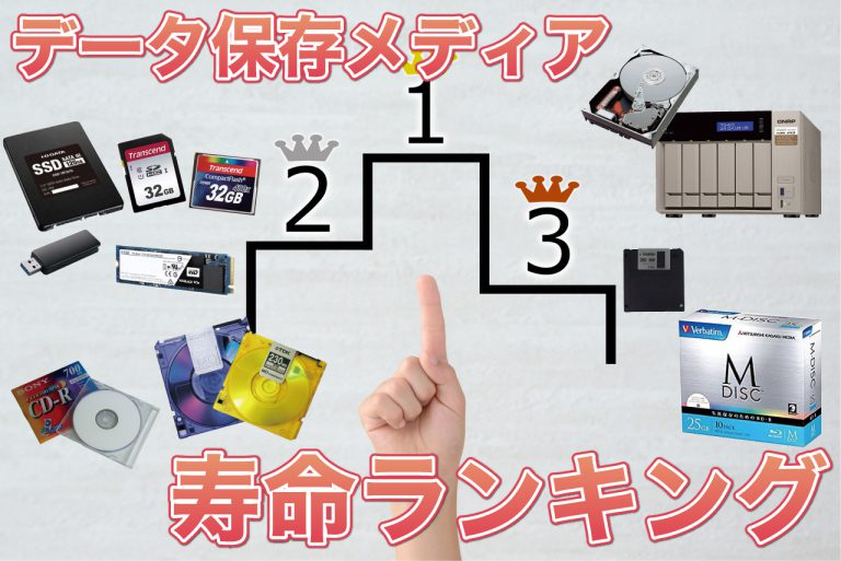 データ保存メディア寿命ランキング